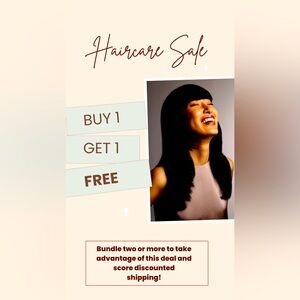 Haircare Sale! BOGO Free! Add two or more to a bundle for discounted shipping!